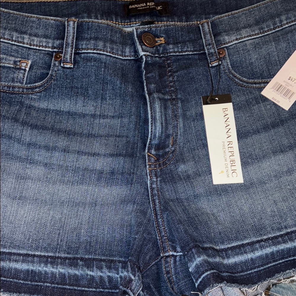 Banana Republic Women's Blue Denim Shorts